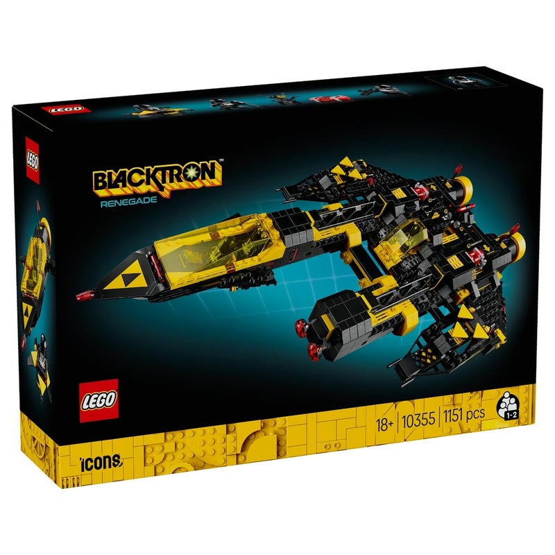 LEGO - Icons Blacktron Renegade 1151 Pieces - 10355 - Image 1