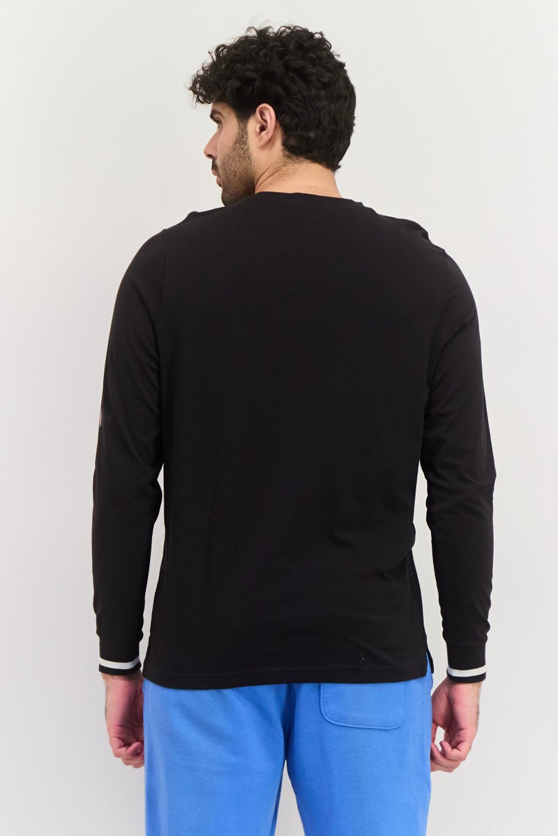 PUMA Men Sportswear Fit Long Sleeves Outdoor T-Shirt, Black - Image 3