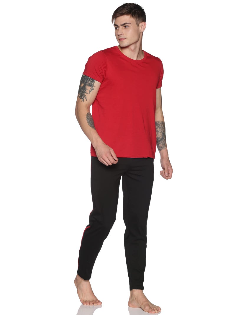 Dollar Mens Cotton Track Pants (Pack of 1) Black - Image 5