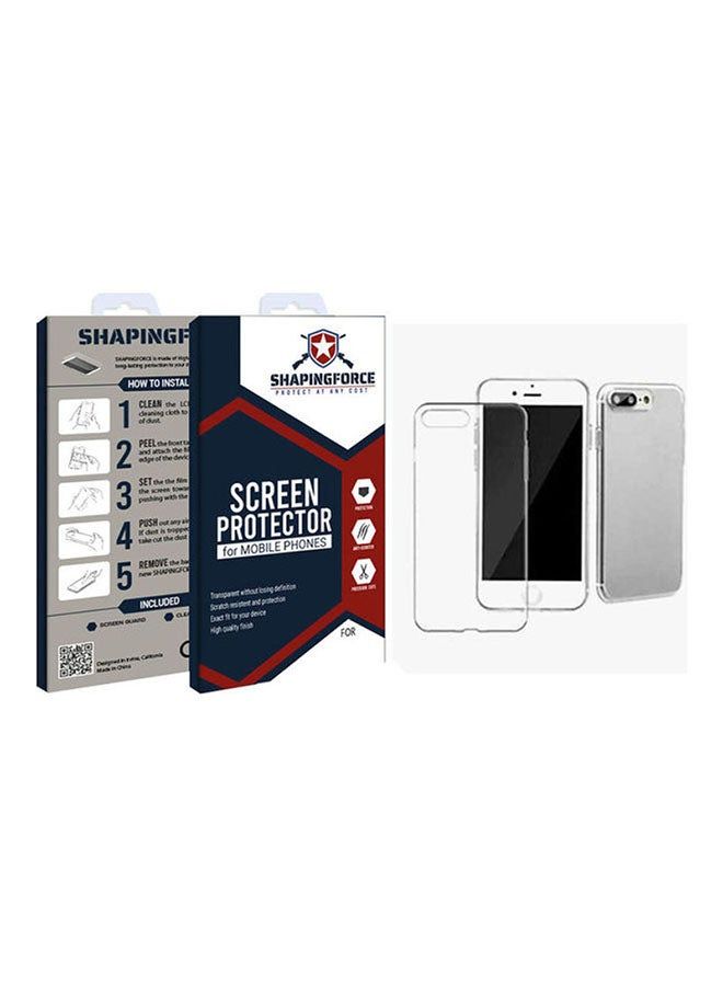 vesus Tempered Glass Screen Protector For Apple iPhone 7 Plus Clear