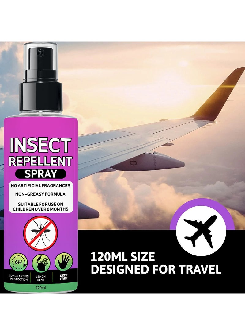 Plan A 120ml Portable Pest Repellent Spray for Personal and Household Use Natural Oil Repellent Spray No Harmful Chemicals - Image 5