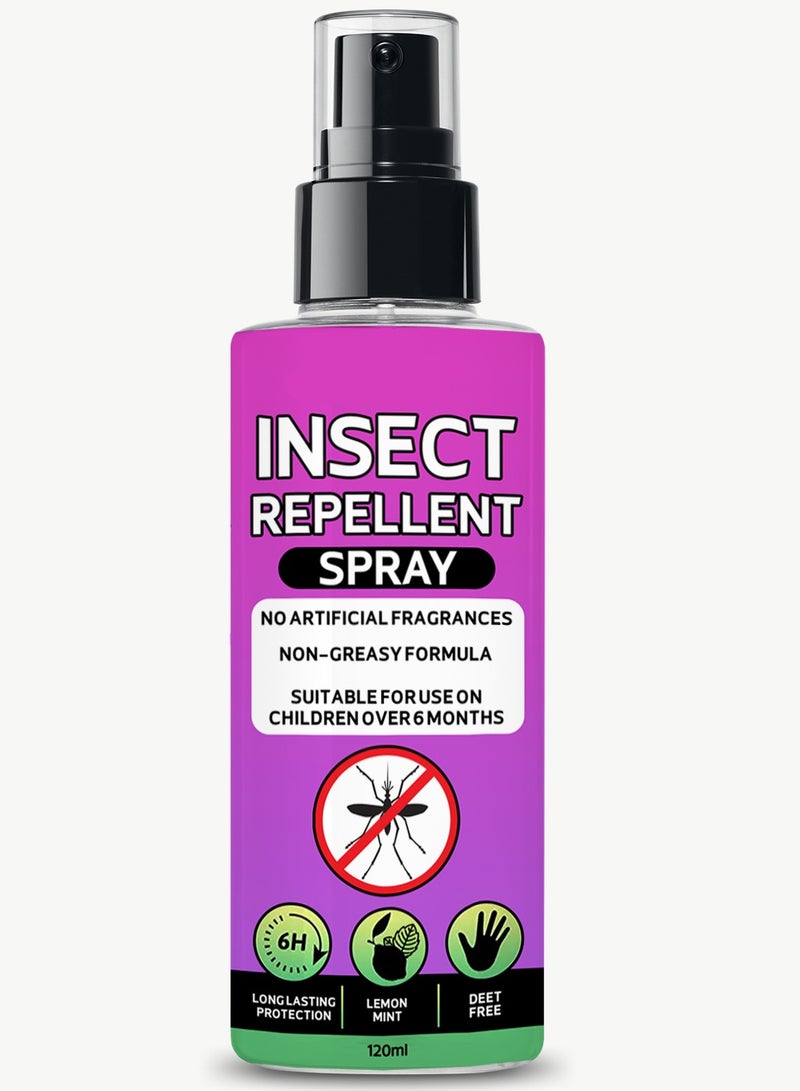 Plan A 120ml Portable Pest Repellent Spray for Personal and Household Use Natural Oil Repellent Spray No Harmful Chemicals - Image 1