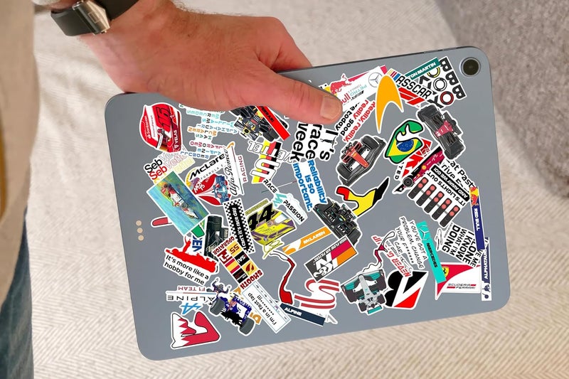 WallDesign Ultimate F1 Racing Sticker Set Collection of 62 - Mobile, Laptop, Accessories, Gifting - Durable, Laminated, Quality Printed Vinyl for True Racing Fans, self-adhesive, 2 inch - Image 2
