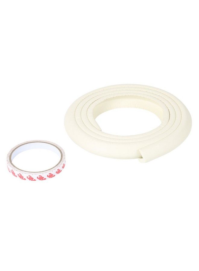 Safe-O-Kid (Set Of 1) Soft Cushioned 6.4 Ft 2 Mtr Medium Edge Guard With Strong 3M Adhesive Safety For Sharp Edges For Babies White - Image 1