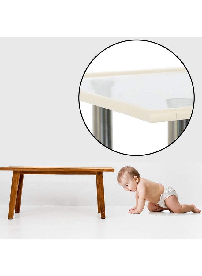 Safe-O-Kid (Set Of 1) Soft Cushioned 6.4 Ft 2 Mtr Medium Edge Guard With Strong 3M Adhesive Safety For Sharp Edges For Babies White - Image 3