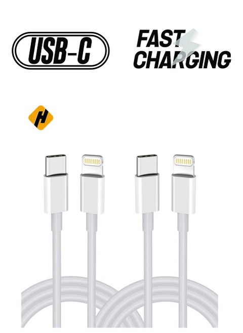 USB C to Lightning Cable 2PACK 1M Fast Charger Cable, iPhone Charger Cord Compatible with iPhone 14/13/12/11 Pro Max/XS MAX/XR/XS/X/8/7/Plus
