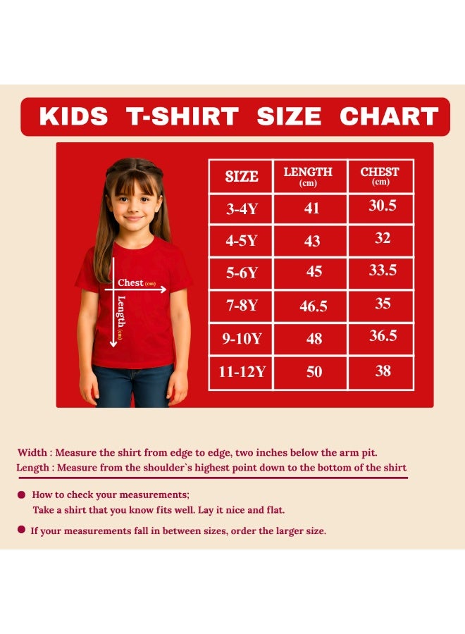 برينت شوب فور مي تي شيرت أحمر مطبوع عليه حروف أبجدية عيد الميلاد مخصصة للبنات - تي شيرت أطفال باسم مخصص - ملابس احتفالية للعطلات - Image 2