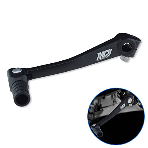 MCHMFG Folding Gear Shifter Shift Lever CNC Aluminum Gear Shifter Shift Lever for XR50 XR80 CRF50 CRF70 50cc125cc Pit Dirt Bike Motorcycle Black - Image 1
