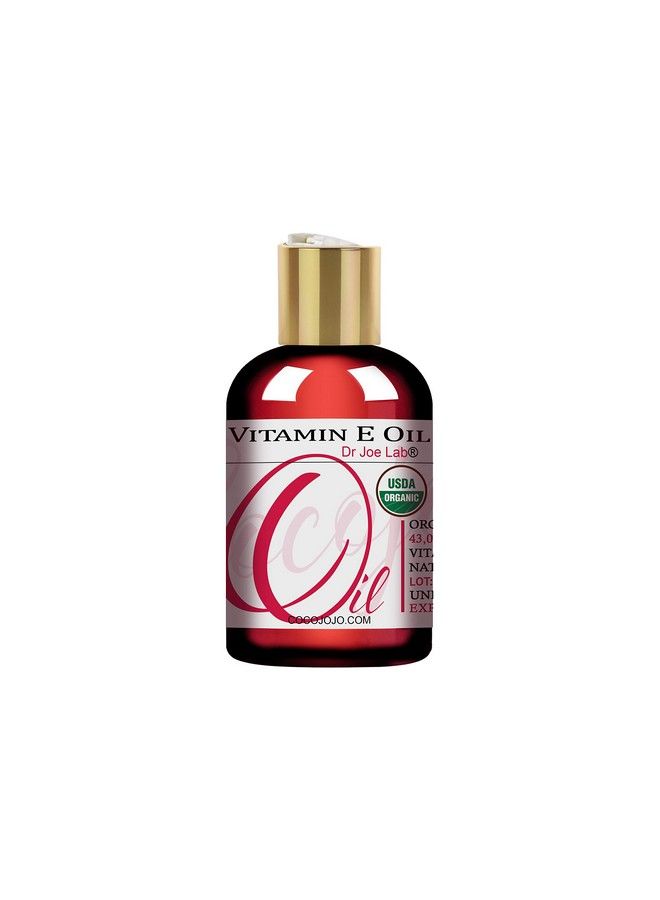 Dr Joe Lab Organic Vitamin E Oil 100% Natural Organic 43000 Iu Nongmo Vegan Crueltyfree Bulk For Face Skin Hair Body Nails Cuticles Locs Deep Hydrating Nourishing Moisturizing (4 Oz) - Image 3