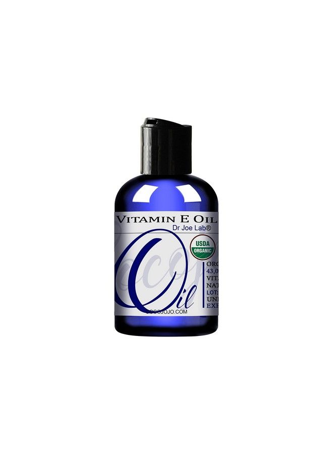 Dr Joe Lab Organic Vitamin E Oil 100% Natural Organic 43000 Iu Nongmo Vegan Crueltyfree Bulk For Face Skin Hair Body Nails Cuticles Locs Deep Hydrating Nourishing Moisturizing (4 Oz) - Image 4