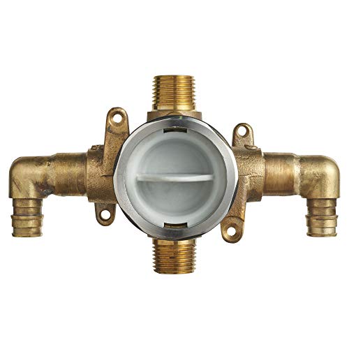 American Standard RU108E Flash Shower Rough-in Valve with PEX Inlet Elbows and Universal Outlets for Cold Expansion System, Unfinished - Image 1