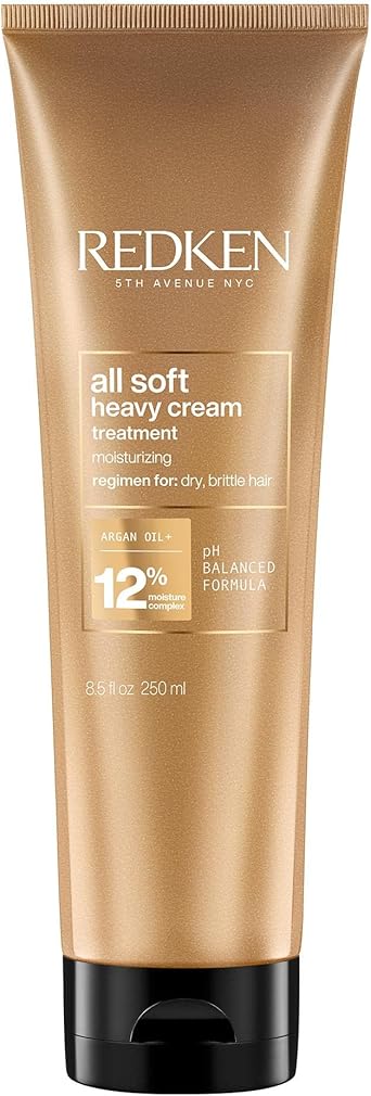 REDKEN ريدكن جميع أنواع الشعر كريم علاج ثقيل ماسك للشعر مع زيت الأركان لشعر أنعم وأملس 250 مل - Image 1