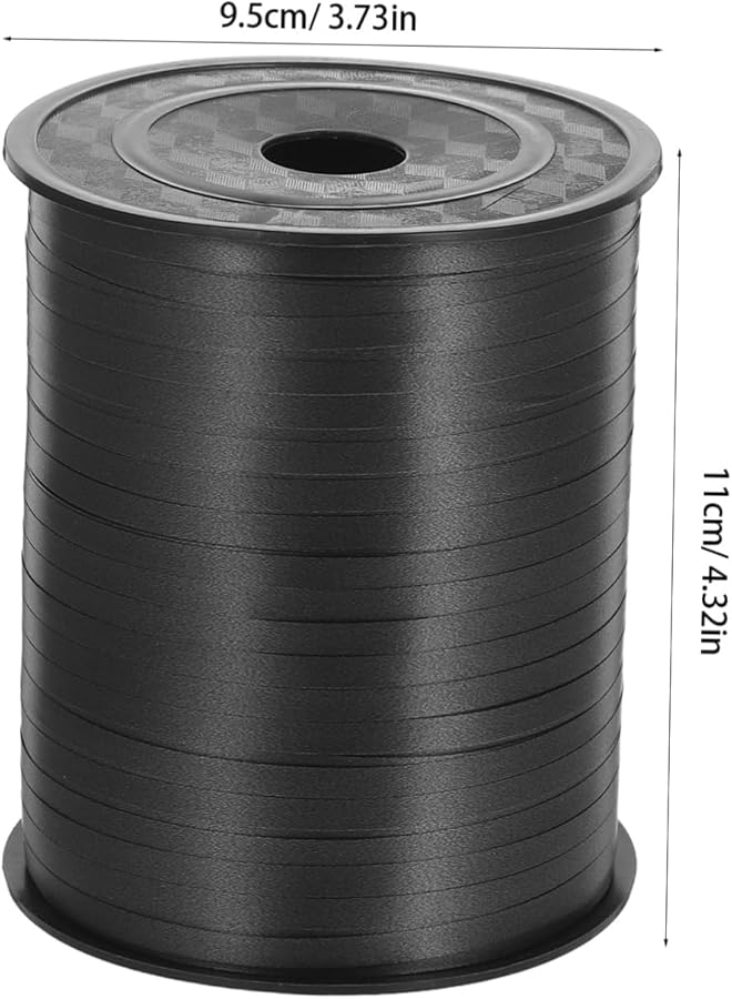Black Curling Ribbon 500 Yards Balloon String Wedding Party Decorations DIY Crafts - Image 3