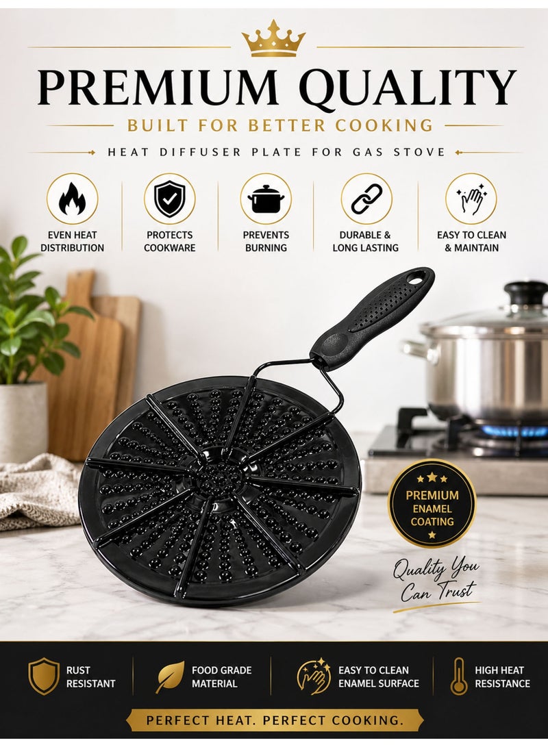 19CM Heat Diffuser Plate for Gas Stove & Glass Cooktop – Flame Guard Heat Converter Adapter for Coffee, Milk & Small Pots - Image 4