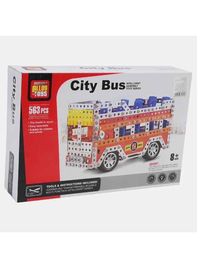 City Bus Building Set – 563 Pcs - Image 1