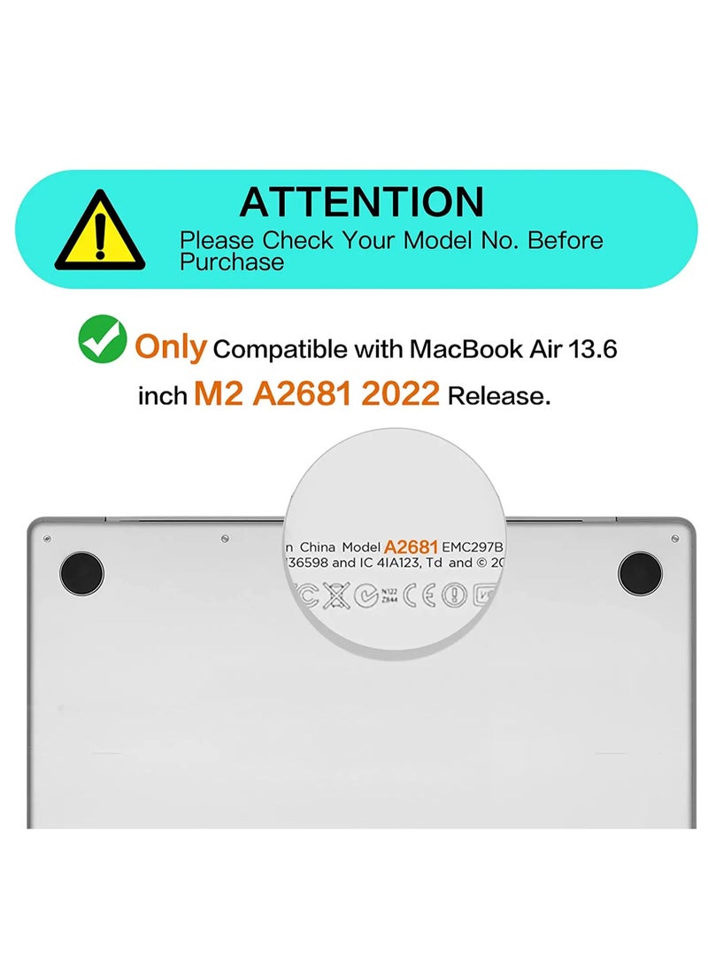 Generic MacBook Air 13.6 inch M2/M3/M4 Chip(A2681/A3113/A3240) Screen Protector, Anti Blue Light (Eye Care),MacBook Air 13.6 inch screen protector Compatible with MacBook Air ,Anti-Glare/High Definition (PET Material)  - Image 2