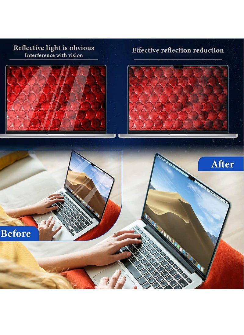 Generic MacBook Air 13.6 inch M2/M3/M4 Chip(A2681/A3113/A3240) Screen Protector, Anti Blue Light (Eye Care),MacBook Air 13.6 inch screen protector Compatible with MacBook Air ,Anti-Glare/High Definition (PET Material)  - Image 5