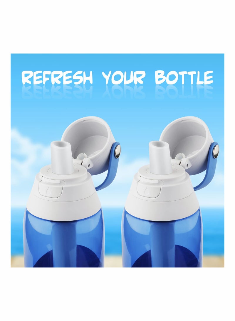 Zikra Fit for Bite Valve Replacement Compatible with Brita Water Bottle & Brita Filter Water Bottle Replacement, White Silicone Water Bottle Mouthpiece Replacement Water Bottles Parts (2pcs) - Image 3