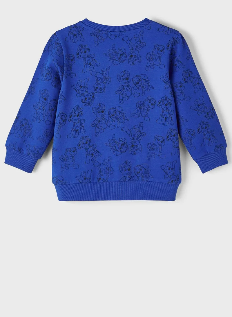 NAME IT Kids Marshall & Chase Print Sweatshirt