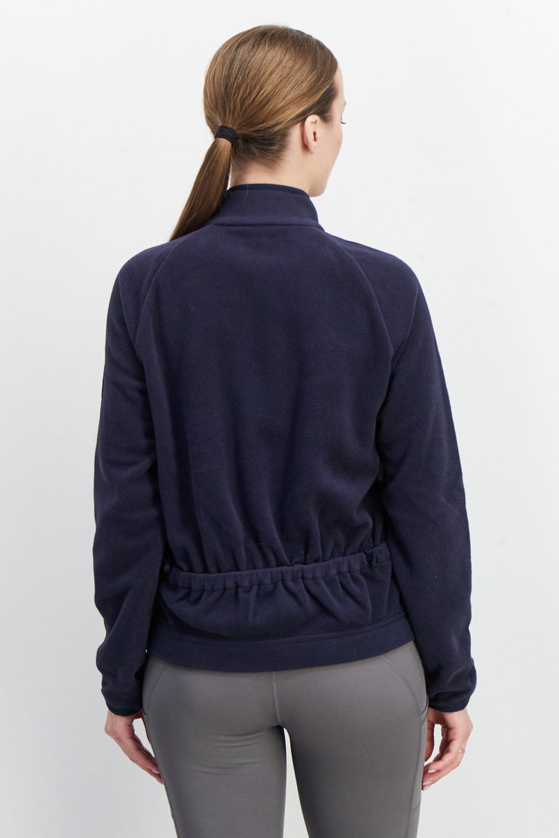 Aigle Women Plain Jacket Shirt, Navy Blue - Image 3