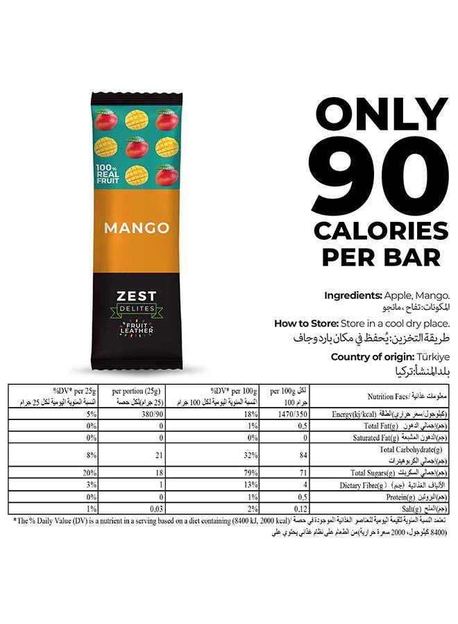 Zest Delites Fruit Leather Mango, 25g - Image 3
