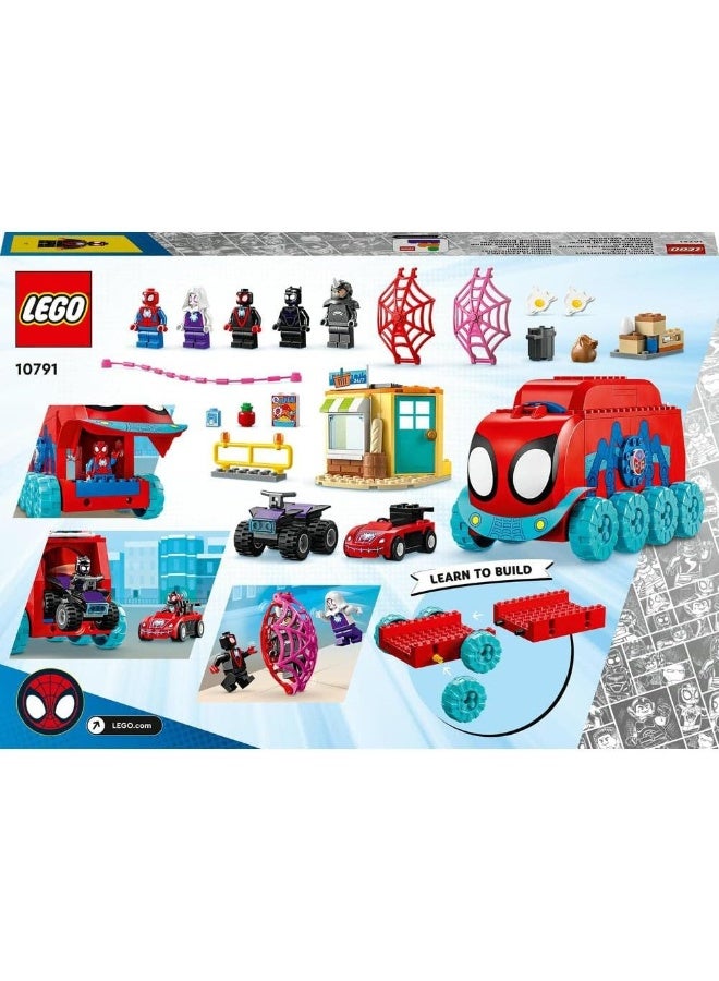LEGO 10791 Marvel Team Spidey's Mobile Headquarters, Toy for Kids 4+ Years Old with Miles Morales and Black Panther Minifigures, Spidey and His Amazing Friends Series - Image 4