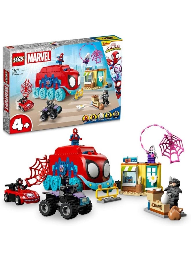 LEGO 10791 Marvel Team Spidey's Mobile Headquarters, Toy for Kids 4+ Years Old with Miles Morales and Black Panther Minifigures, Spidey and His Amazing Friends Series - Image 5