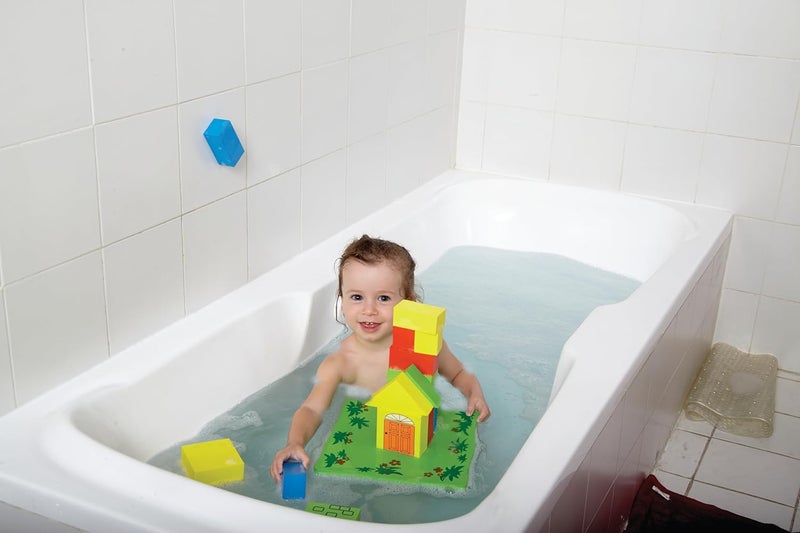 Edushape Floating Bath Blocks - Colorful Building Toy for Kids - Image 2