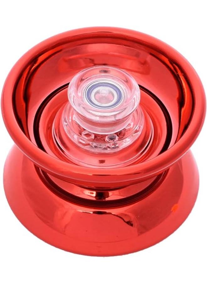 Generic - Metal High Quality Spinner Yoyo Toy With Shiny Design And High Speed Add More Entertaining For Kids - Red - Image 1
