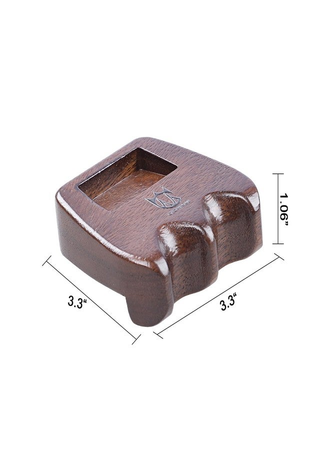 CROWN ME Weighted wooden 2-Cue pool cue stick holder, billiard cue stick holder, chalk holder - Image 2