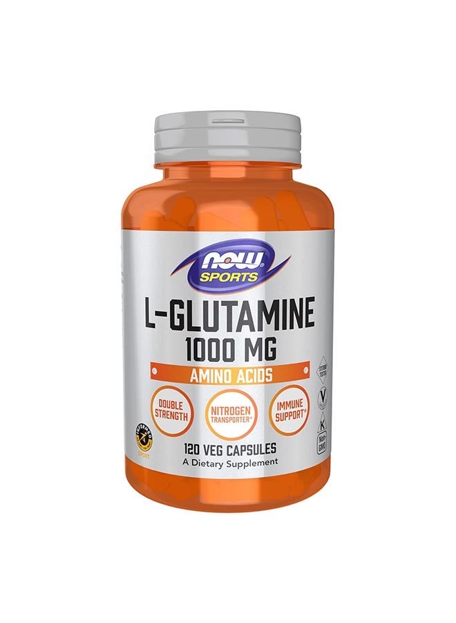 NOW SPORTS L-Glutamine 120 Veg Capsules