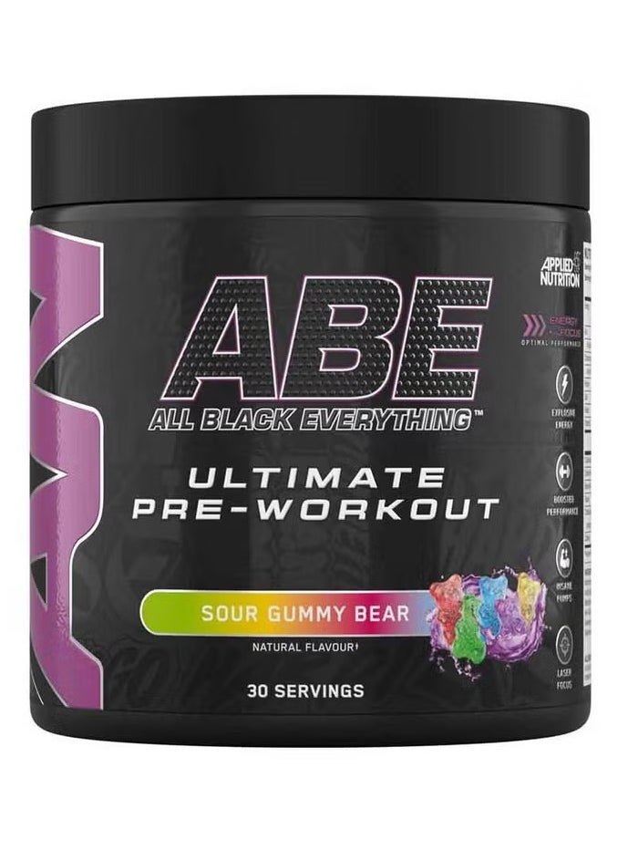 Applied Nutrition Abe Ultimate Pre-Workout With Sour Gummy Bear Flavor 30 Servings 375Gm  - Image 1