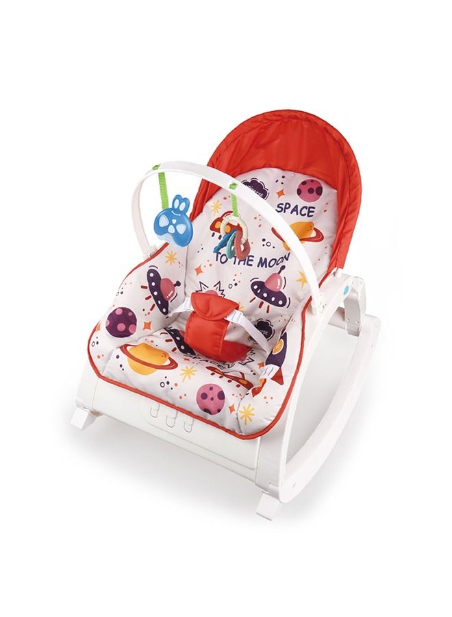 JSAITOYS Toddler Baby Portable Rocking Chair With Music Baby Rocker - Image 1