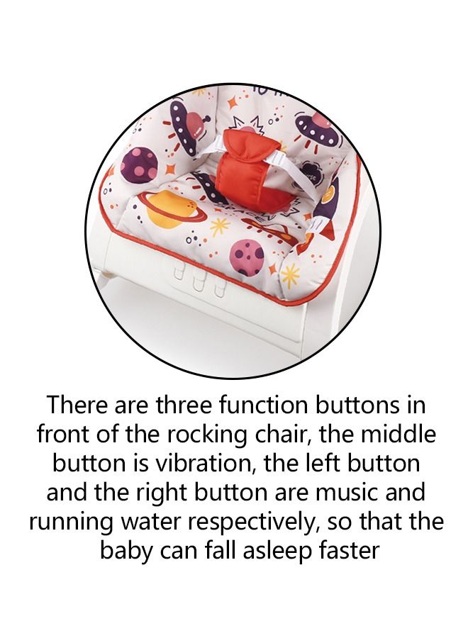 JSAITOYS Toddler Baby Portable Rocking Chair With Music Baby Rocker - Image 4
