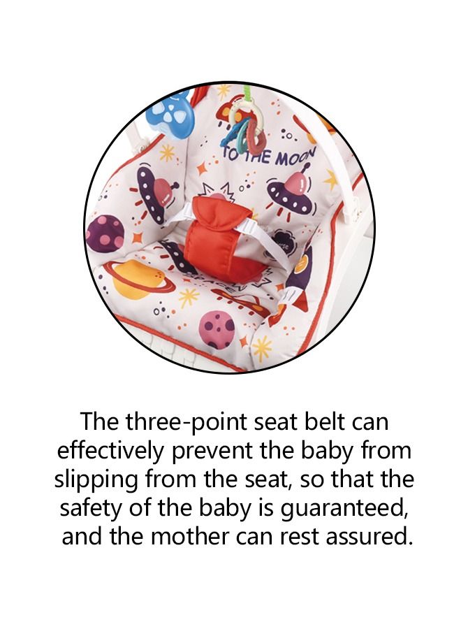 JSAITOYS Toddler Baby Portable Rocking Chair With Music Baby Rocker - Image 5