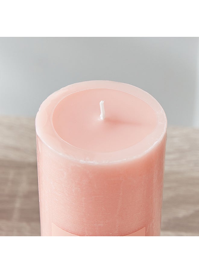 Home Box - Qara Rose Garden Pillar Candle 6.8 x 15 x 6.8 cm - Image 1