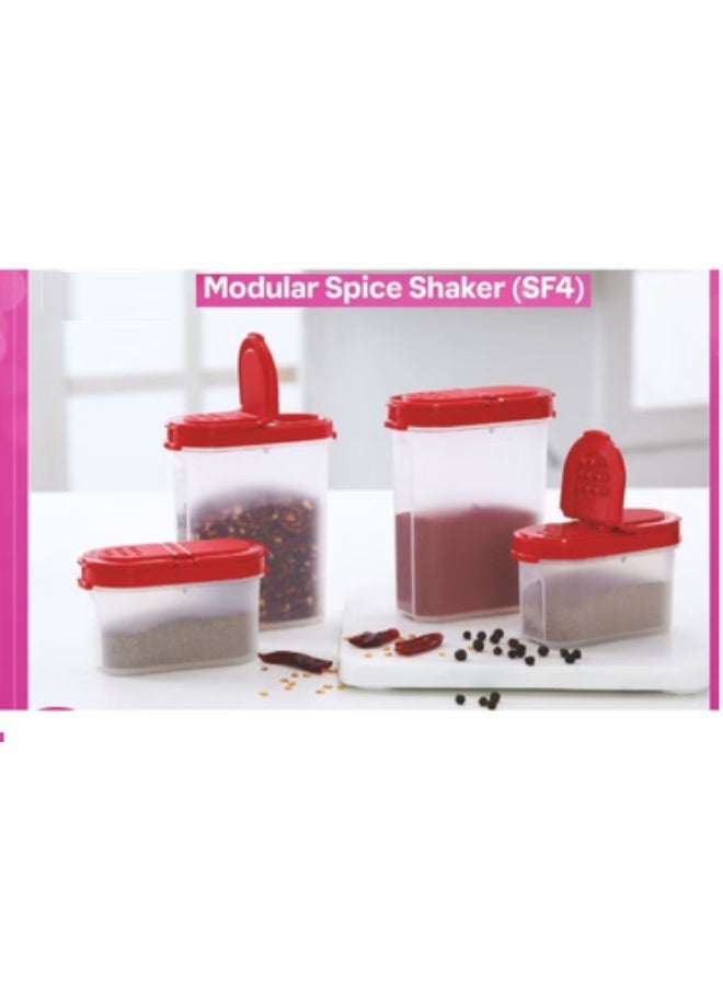 Tupperware modular spice shaker premium space saving storage, box for kitchen, office, home set of 4 pcs - Image 2