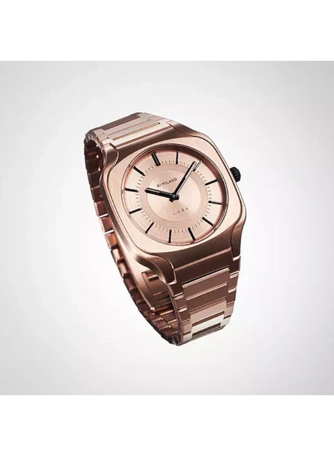 D1 MILANO Men's Gold Watch, Gold Dial | D1-SQBJ04 37mm - Image 3