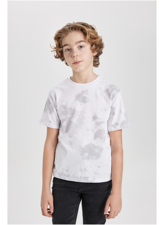 DeFacto - Boy Regular Fit Crew Neck Knitted Short Sleeve T-Shirt - Image 1