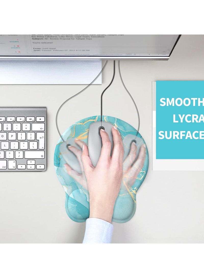General Ergonomic Gel Mouse Pad with Wrist Rest, Comfortable Laptop Computer Mouse Pad with Wrist Rest  - Image 5