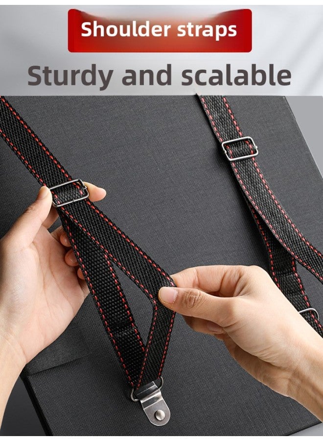 4K Sketch Board Art Student Picture Folder Sketch Tool Suit Full Set Backplane Picture Bag Word 8 Open Sketch Beginners-Color:[pack Of 5] 8k Waterproof Picture Clip