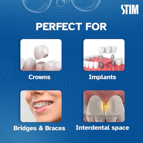 STIM Interdental Flexible Interdental Brush | 10 Brushes | Size: ISO - 2 For Narrow Gaps, Deep Cleaning Between The Teeth - Pack of 1 - Image 4