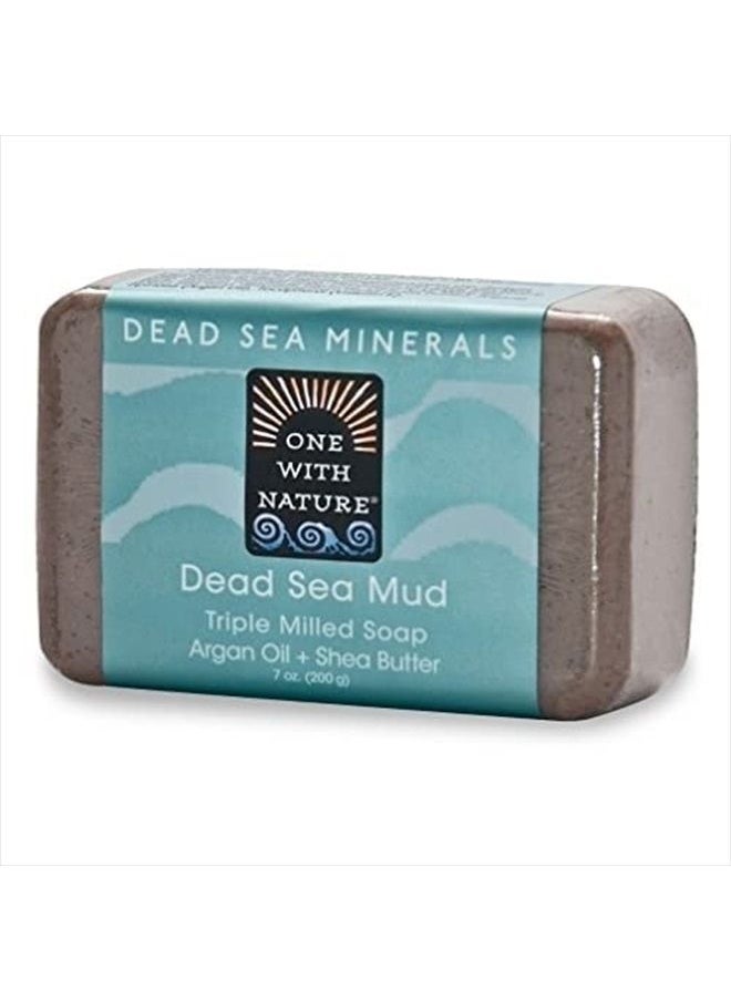 ONE WITH NATURE - Dead Sea Mud Dead Sea Minerals Soap, 7 Ounce Bar - Image 1