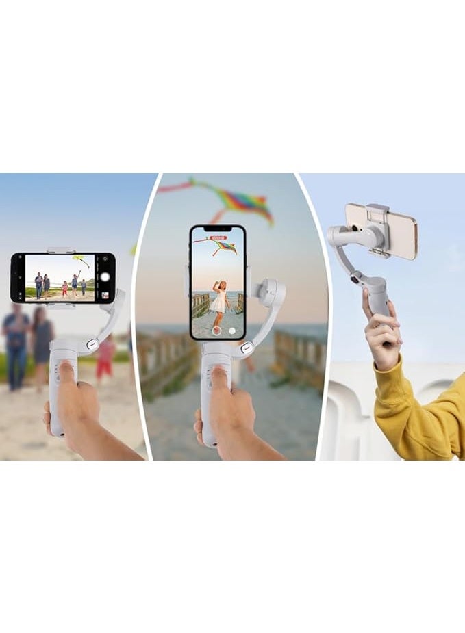 M1 3-Axis Smartphone Gimbal Stabilizer – 180° Rotatable Design with Tripod Stand – Smooth Professional Filming for Video, Vlogging & Travel - Image 4