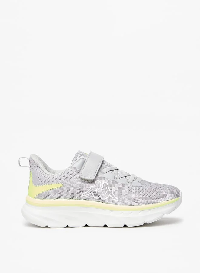Kappa Boy Logo Detail Sports Shoes With Hook And Loop Closure