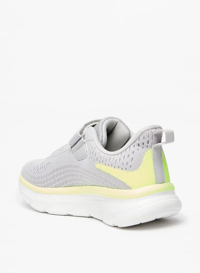 Kappa Boy Logo Detail Sports Shoes With Hook And Loop Closure