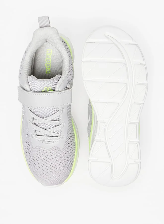 Kappa Boy Logo Detail Sports Shoes With Hook And Loop Closure