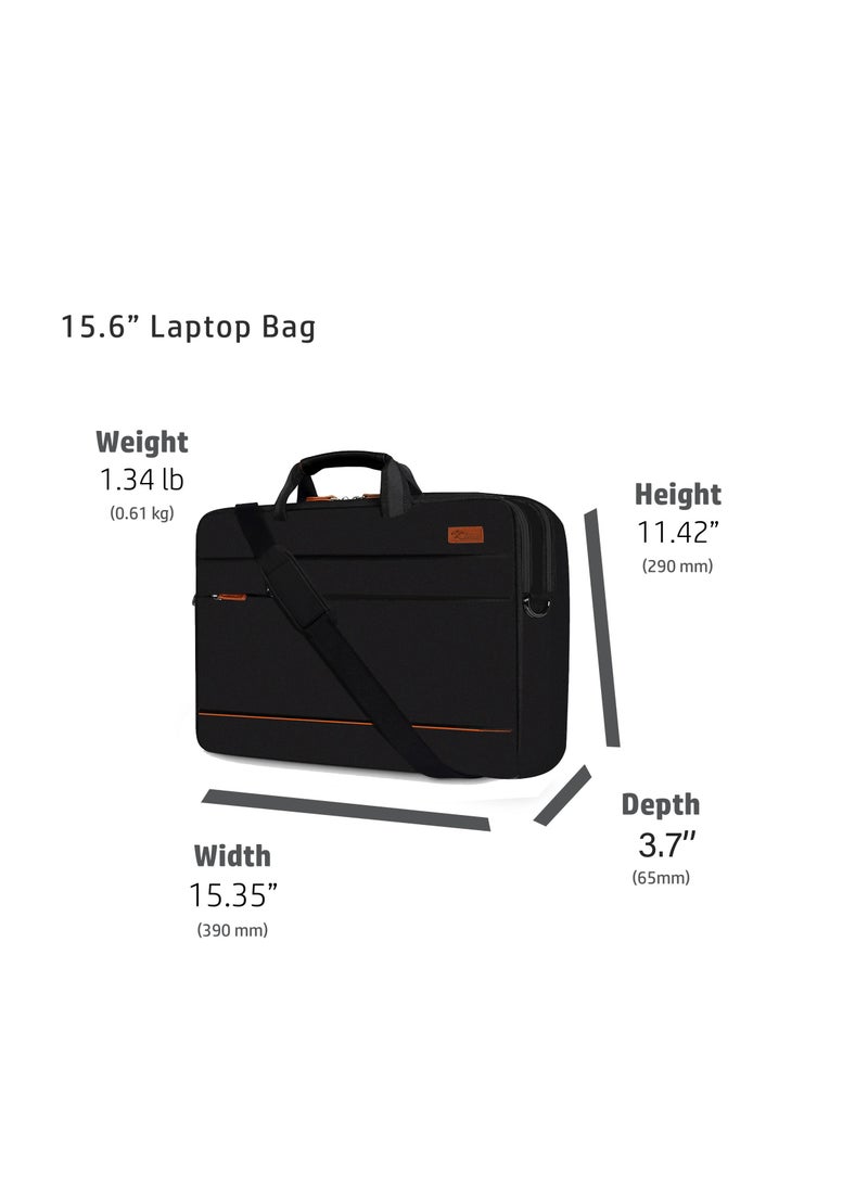 Cougar COUGAR-EGY laptop & Briefcase Bag for laptop, shoulder bag for men fits up to 15.6" (010 - BLACK)  - Image 4