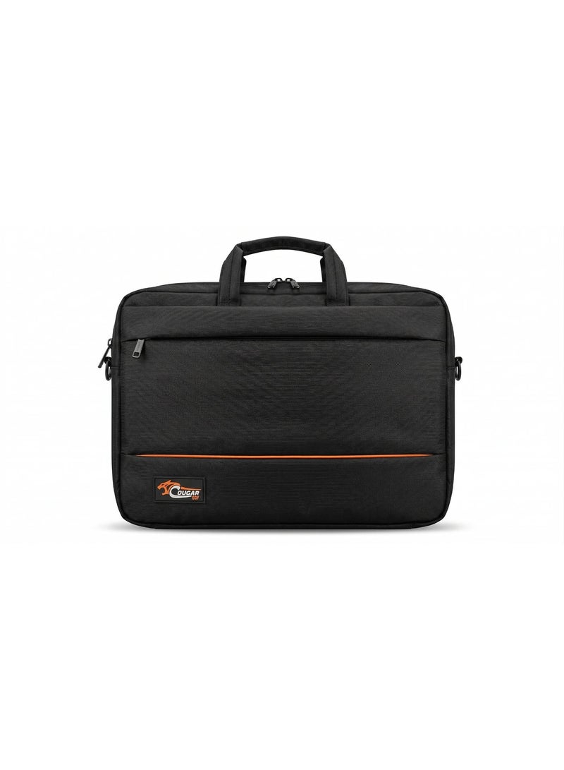 COUGAR-EGY laptop & Briefcase Bag for laptop, shoulder bag for men fits up to 15.6" (010 - BLACK) - Image 1