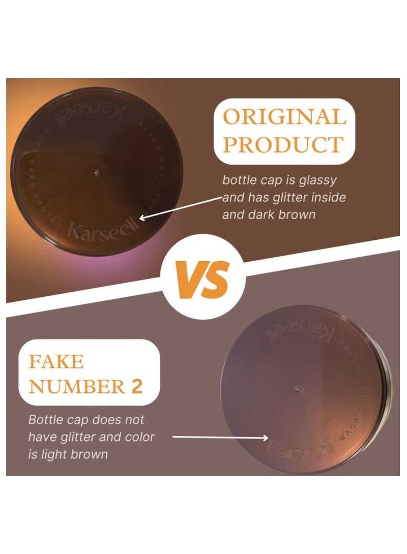 Karseell Collagen Hair Treatment Deep Repair Conditioning Argan Oil Collagen Hair Mask Essence for Dry Damaged Hair All Hair Types 500ml - Image 3